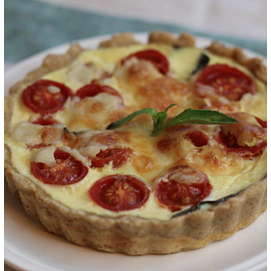 Quiche con tomate