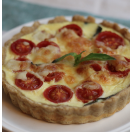 Quiche con tomate