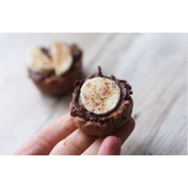 RAW Chocomole cupcake @foodturo