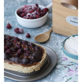 Tarta Frambuesa y Dulce y Leche